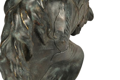 Lot 247 - PURE WHITE LINES, A HORSE HEAD STATUE