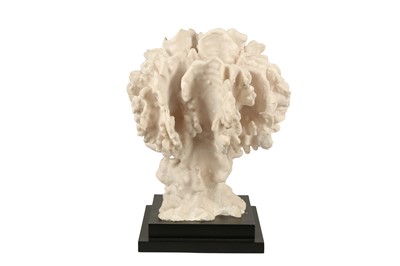 Lot 233 - A LARGE COMPOSITION CORAL SCULPTURE