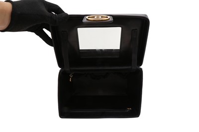 Lot 310 - Chanel Black CC Logo Vanity Case