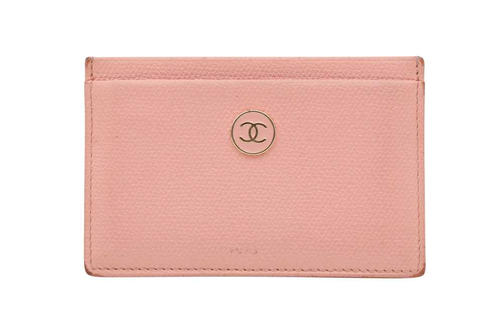 Lot 43 - Chanel Pink CC Logo Card Holder