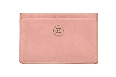 Lot 43 - Chanel Pink CC Logo Card Holder