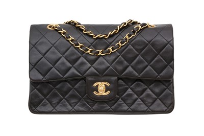 Lot 309 - Chanel Black Medium Classic Double Flap Bag