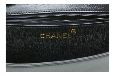 Lot 302 - Chanel Black CC Logo Full Flap Bag