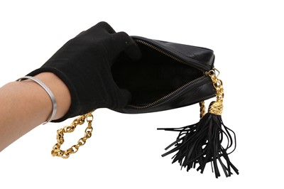 Lot 297 - Chanel Black Bijoux Chain Mini Camera Bag