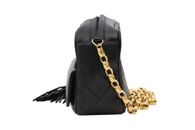 Lot 298 - Chanel Black Mini Tassel Camera Bag