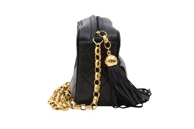 Lot 298 - Chanel Black Mini Tassel Camera Bag