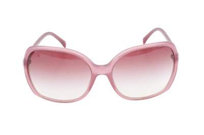 Lot 53 - Chanel Pink Oversized Sunglasses