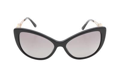 Lot 341 - Versace Cat Eye Medusa Logo Sunglasses