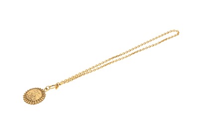 Lot 414 - Chanel Lion Crest Pendant Necklace