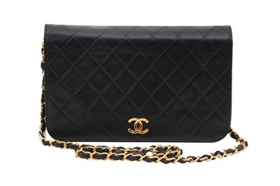 Lot 300 - Chanel Black Medium Single Full Flap Bag