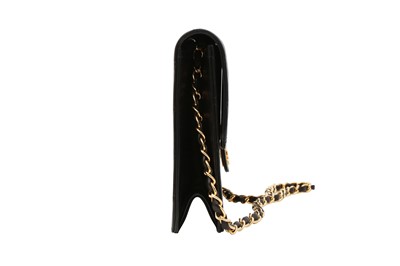 Lot 308 - Chanel Black Medium Tall Single Flap Bag