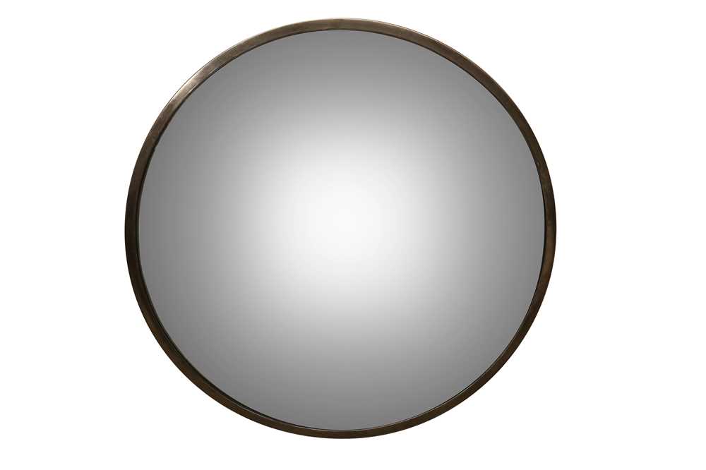 Lot 332 - PURE WHITE LINES, STEEL CONVEX MIRROR