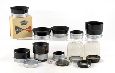 Lot 184 - A Good Selection of Leica Lens Hoods