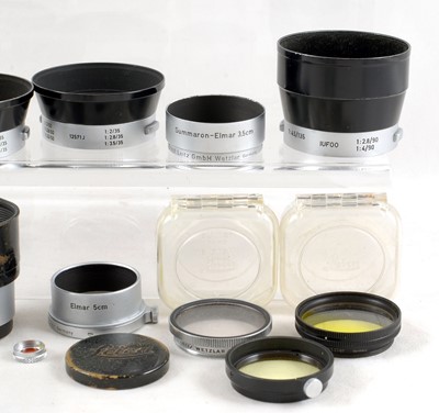 Lot 184 - A Good Selection of Leica Lens Hoods