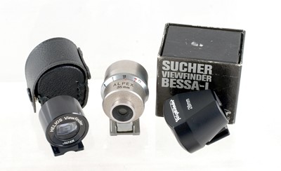 Lot 188 - A Group of Leica, Voigtlander, Zeiss & Other Viewfinders.