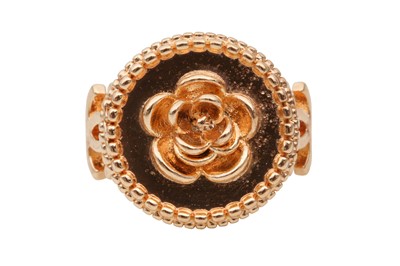 Lot 430 - Chanel CC Logo Camellia Ring