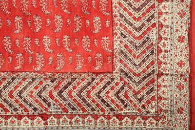 Lot 640 - A KALAMKARI BOCCHA AND A HANGING