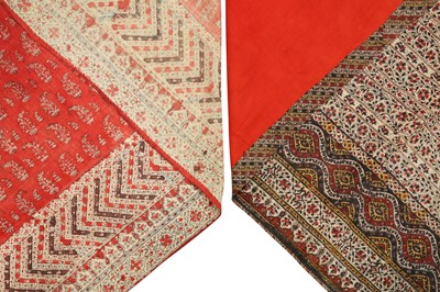 Lot 640 - A KALAMKARI BOCCHA AND A HANGING