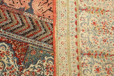 Lot 618 - A KALAMKARI FLOORSPREAD