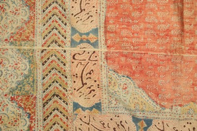 Lot 618 - A KALAMKARI FLOORSPREAD