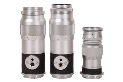 Lot 236 - A Selection of M-Mount Leitz Telephoto Lenses