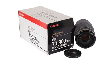 Lot 474 - A Canon EF 70-300 mm f/4-5.6 IS USM Lens