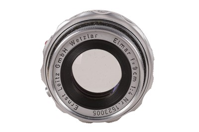 Lot 223 - A Leitz 9cm f/4 Collapsible Elmar Lens