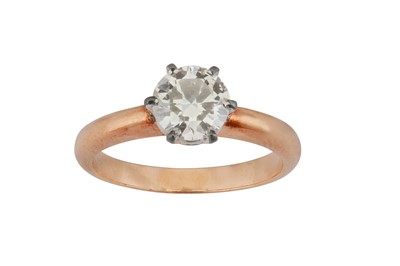 Lot 115 - A diamond single-stone ring