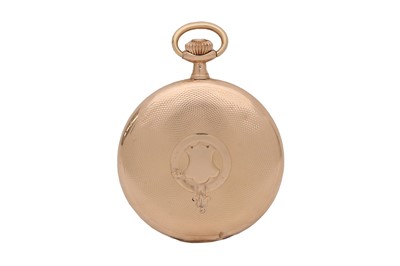Lot 71 - AN INVICTA FULL HUNTER 14K GOLD POCKET WATCH