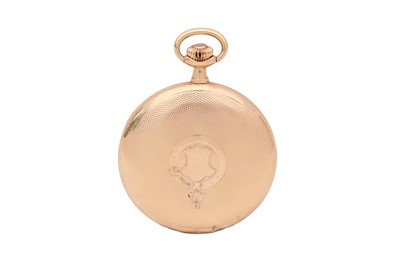 Lot 71 - AN INVICTA FULL HUNTER 14K GOLD POCKET WATCH