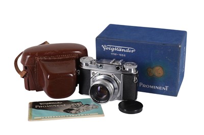 Lot 516 - A Voigtlander Prominent Rangefinder Camera