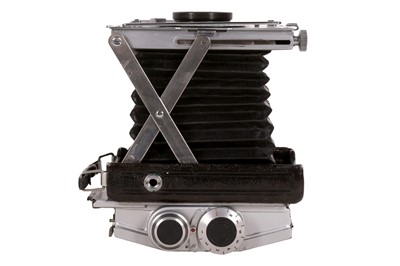 Lot 326 - A Plaubel Makina II Strut Folding Rangefinder Camera