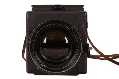 Lot 15 - An Unmarked Reflex Camera with Kodak 178mm f/2.5 Aero Ektar Lens