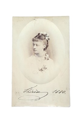 Lot 373 - Therese Wilhelmine Olga Friedrike Duchess of Oldenburg