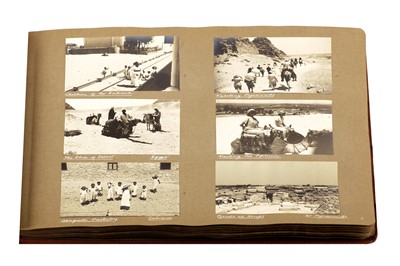 Lot 817 - A PHOTOGRAPHIC ALBUM OF MIDDLE EASTERN INTEREST