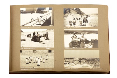 Lot 817 - A PHOTOGRAPHIC ALBUM OF MIDDLE EASTERN INTEREST