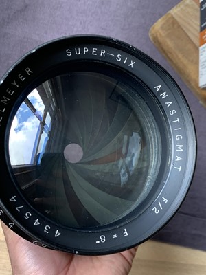 Lot 461 - A Dallmeyer 8" f/2 Super-Six Large Format Lens