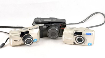 Lot 569 - Olympus MJU, Stylus & SuperZoom Compact Cameras.