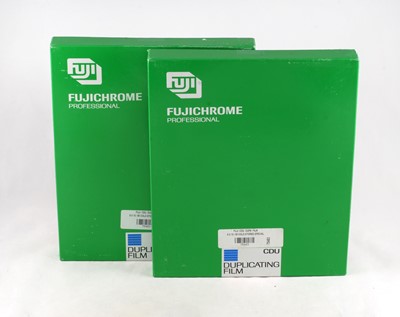 Lot 24 - 2x 50 Sheet Boxes of Fujichrome 10" x 8" CDU Duplicating Film.