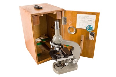 Lot 1376 - Olympus Model E Laboratory Microscope.