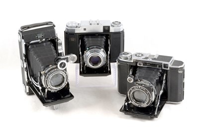 Lot 515 - Group of 3 Zeiss Ikon Super Ikonta CRF Cameras.