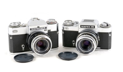 Lot 505 - 3 Zeiss Ikon Icarex 35 SLRs.