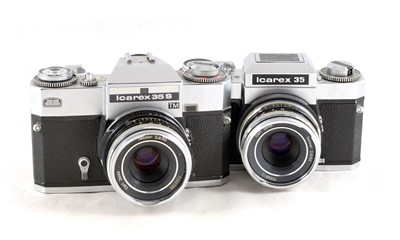 Lot 505 - 3 Zeiss Ikon Icarex 35 SLRs.