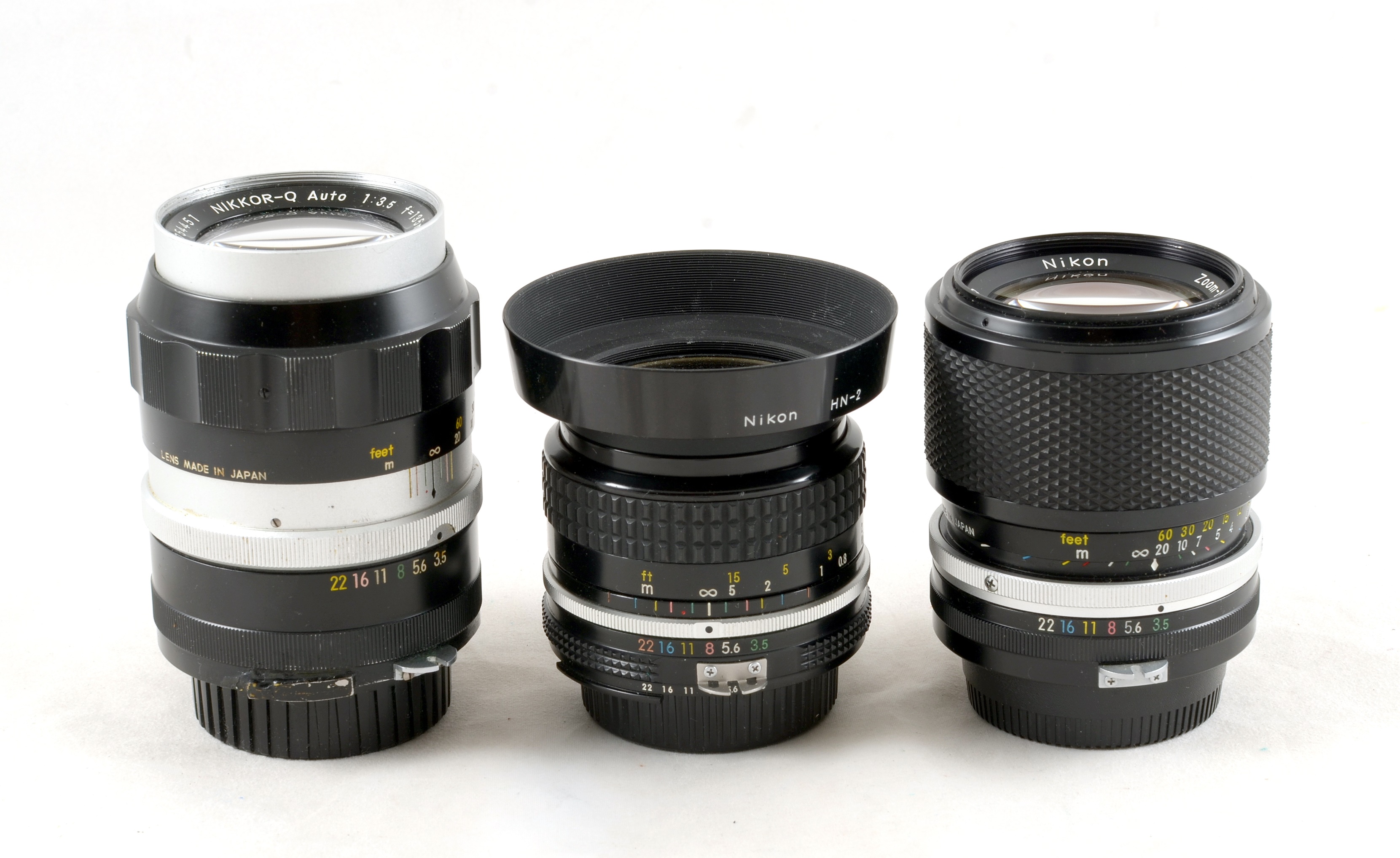 Lot 391 Nikon 500mm Mirror & Other Lenses.