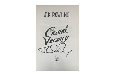 Lot 83 - Rowling. The Casual Vacancy signed. 2012.