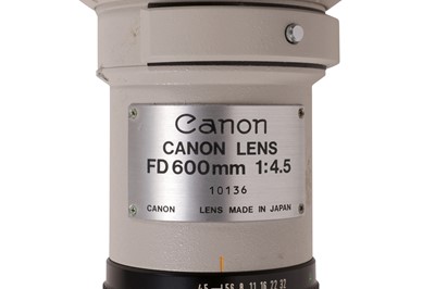 Lot 479 - A Canon FD 600mm f/4.5 Lens