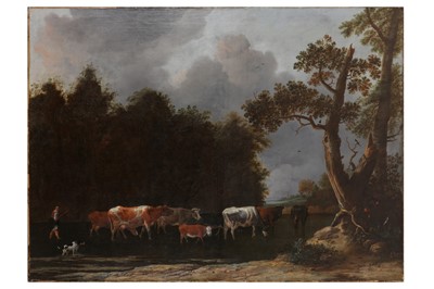 Lot 120 - ATTRIBUTED TO PAULUS POTTER (ENKHUIZEN 1625-1654 AMSTERDAM)