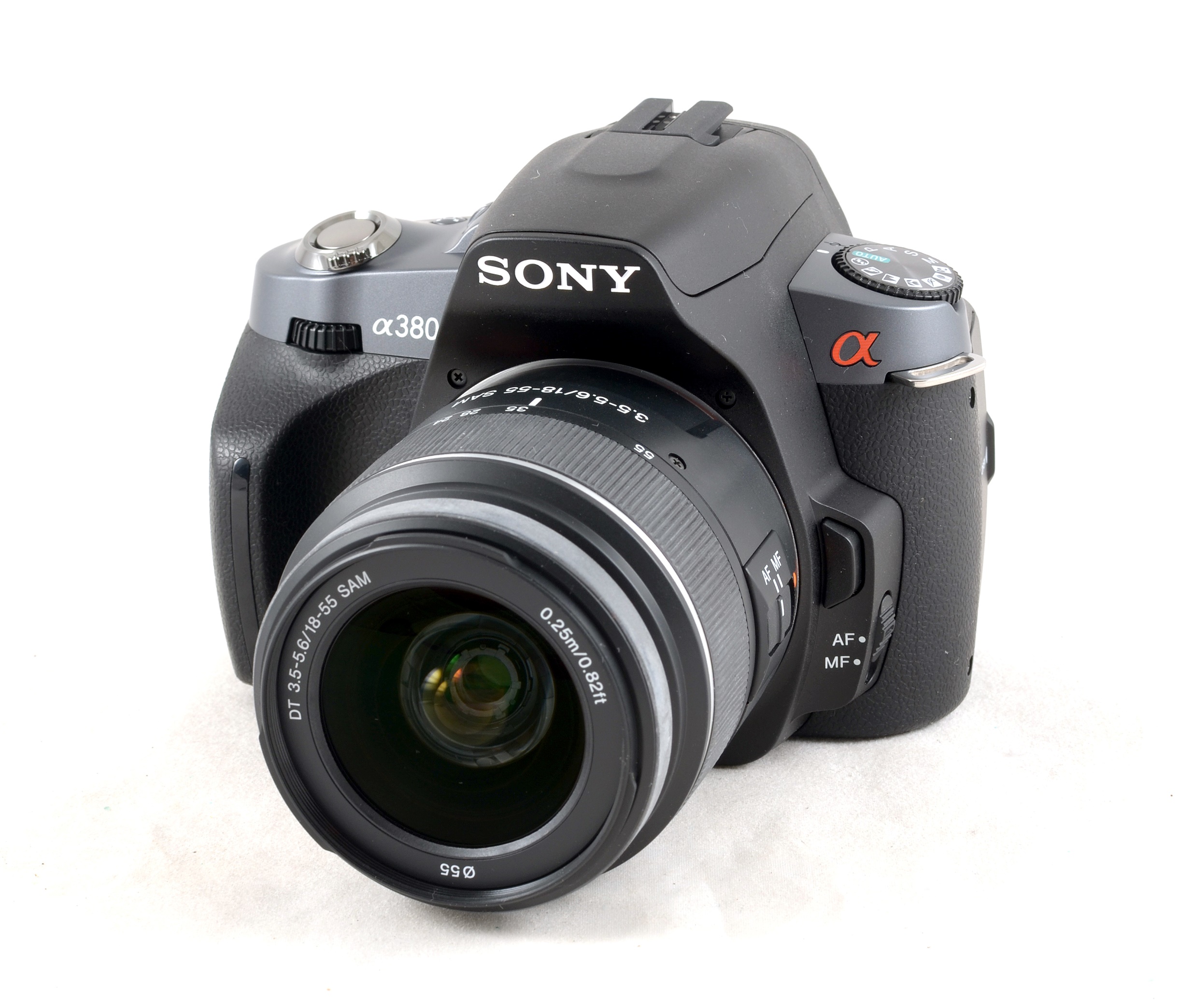 Lot 587 Sony Alpha 380 14.2mp Digital Kit.