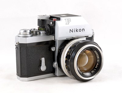 Lot 378 - Nikon F with Photomic Head & Nikkor 50mm f1.4 Lens.