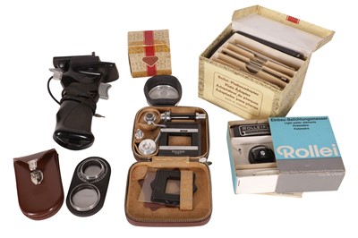 Lot 301 - A Good Selection of Rolleiflex Accessories